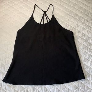 Forever 21 black strappy tank top